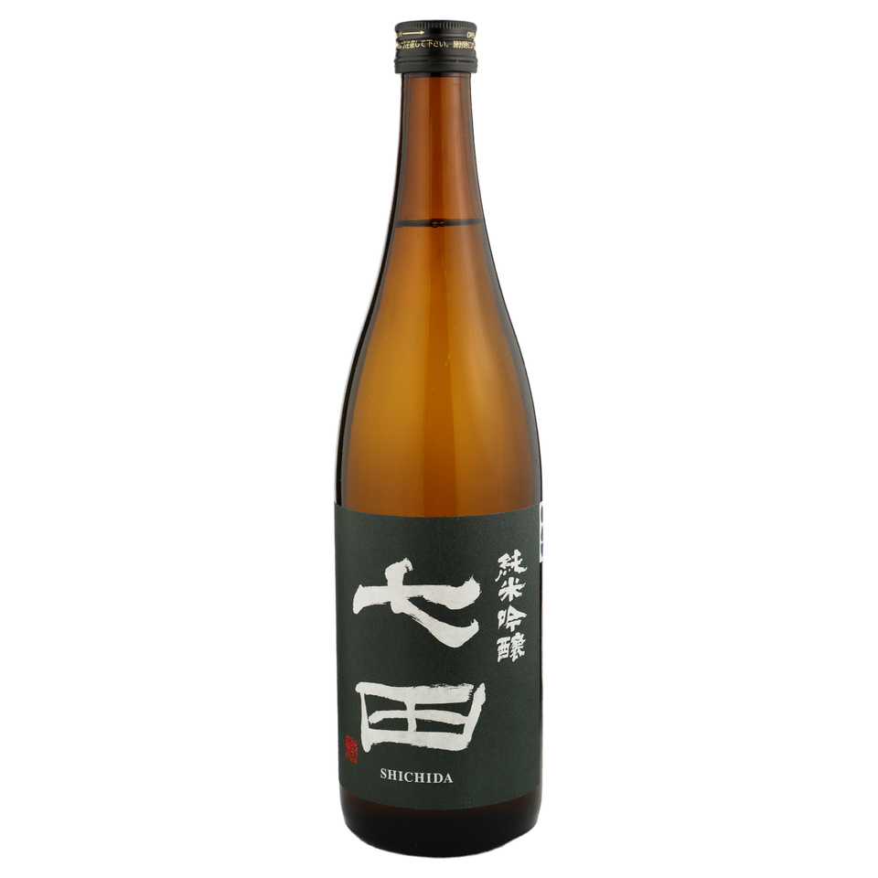 A bottle of Shichida Junmai Ginjo NV 720ml