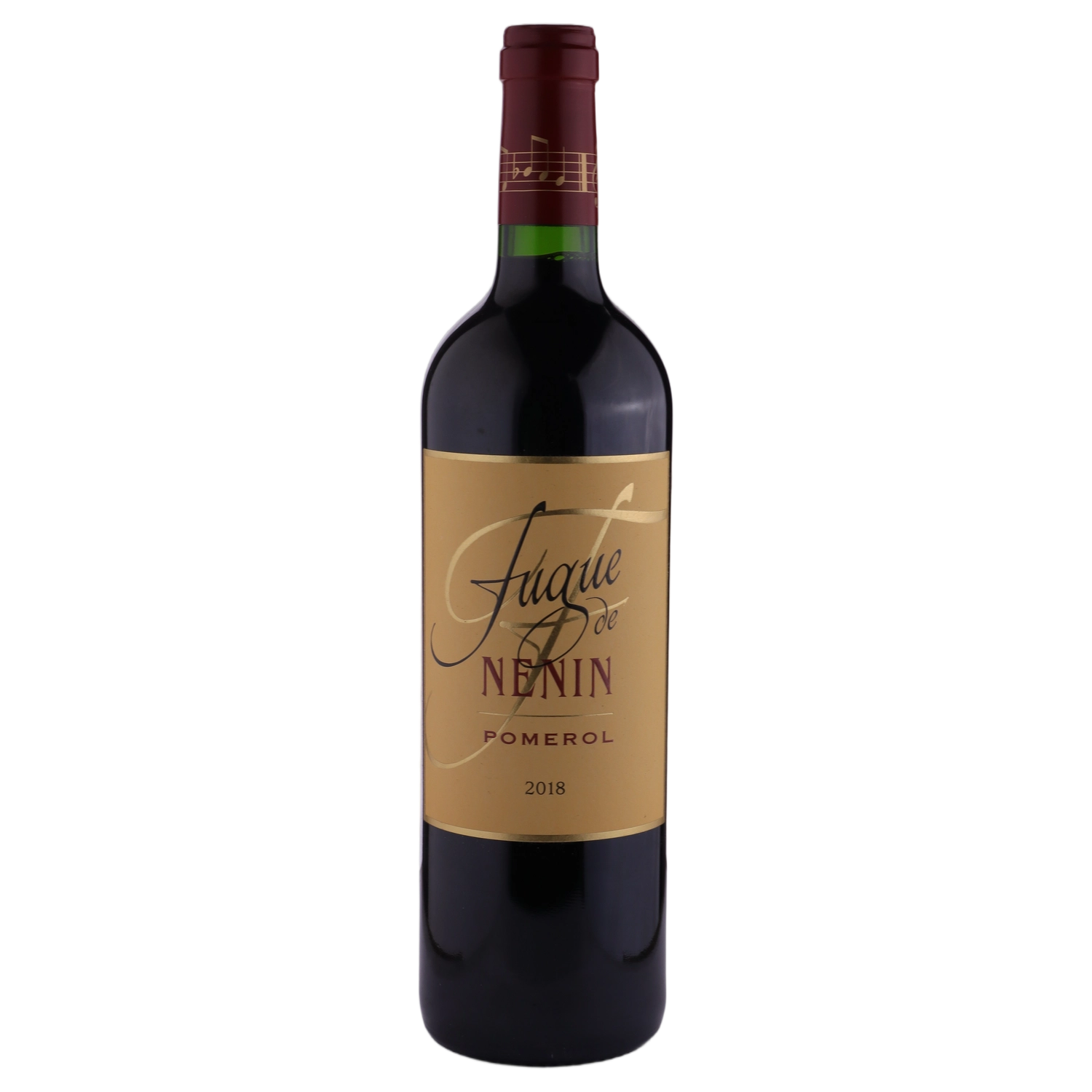 A bottle of 2018 Fugue de Nenin 750ml Red Wine