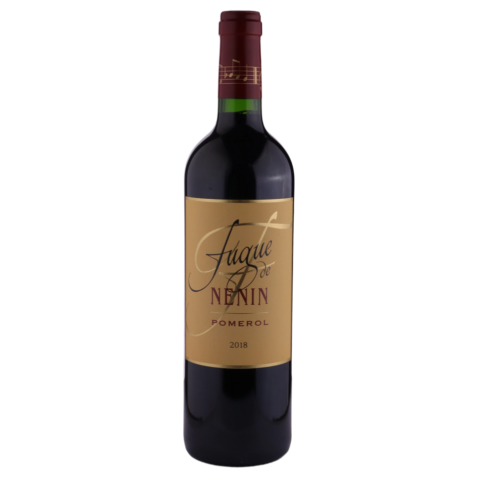 A bottle of 2018 Fugue de Nenin 750ml Red Wine