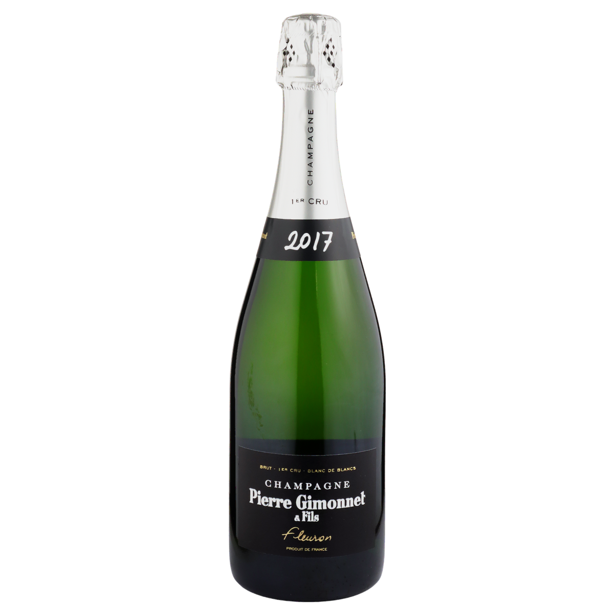 A bottle of 2017 Pierre Gimonnet & Fils Fleuron Blanc de Blancs 750ml White Wine