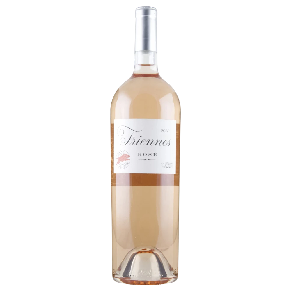 A bottle of Triennes Rosé IGP Mediterranee 2021 1500ml Rose Wine