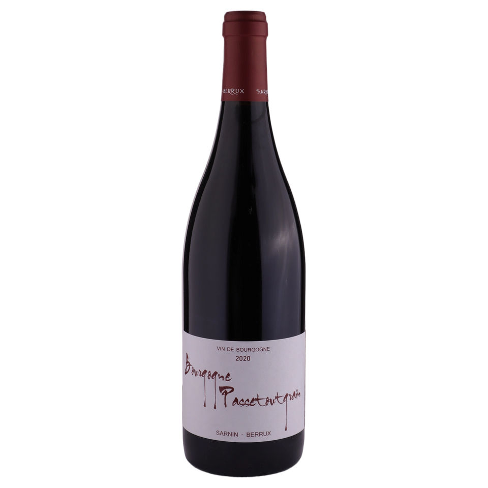 A bottle of 2020 Sarnin Berrux Bourgogne Passe Tout Grains red 750ml Red Wine