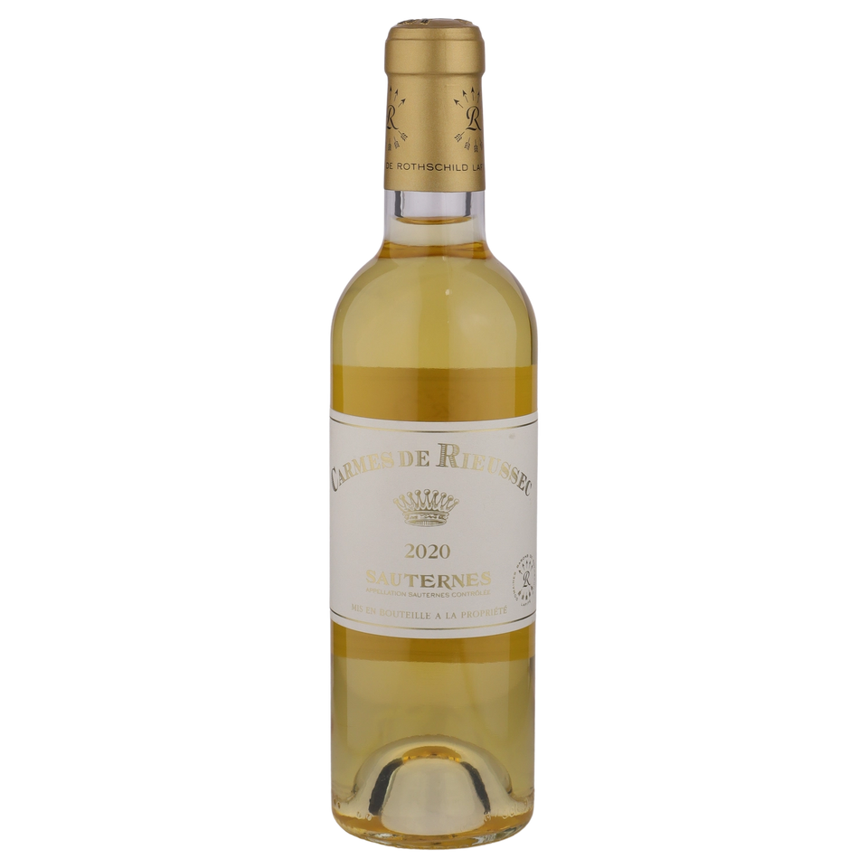 A bottle of 2020 Chateau Rieussec Carmes de Rieussec 375ml White Wine