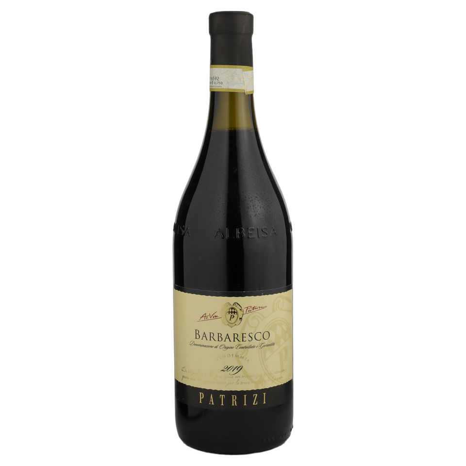 A bottle of Manfredi Patrizi Barbaresco DOCG 2019 750ml Red Wine