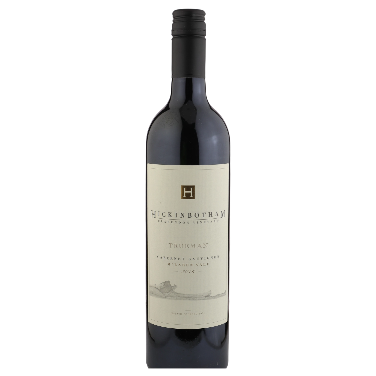A bottle of Hickinbotham Trueman Cabernet Sauvignon 2016 750ml Red Wine