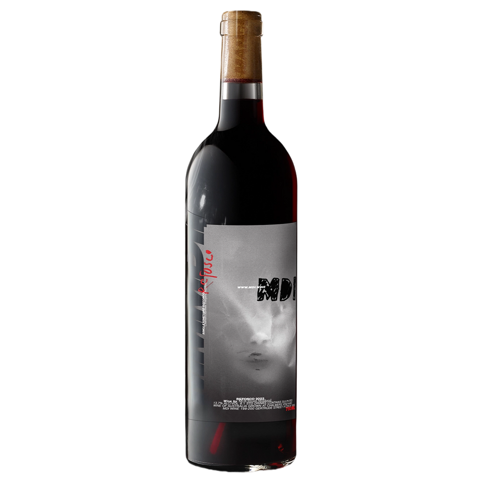 A bottle of 2022 MDI Refosco 750ml Red Wine