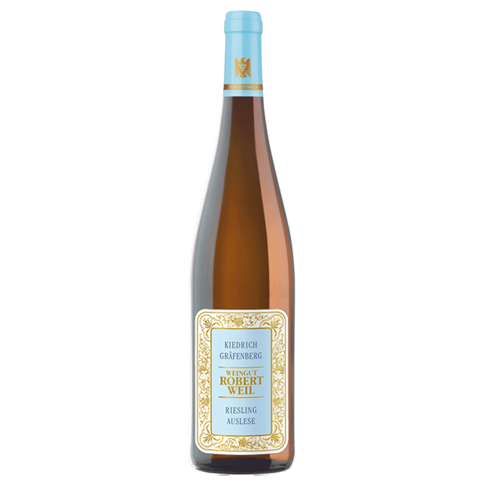 A bottle of 2021 Robert Weil Kiedrich Gräfenberg Riesling Auslese () 375ml White Wine
