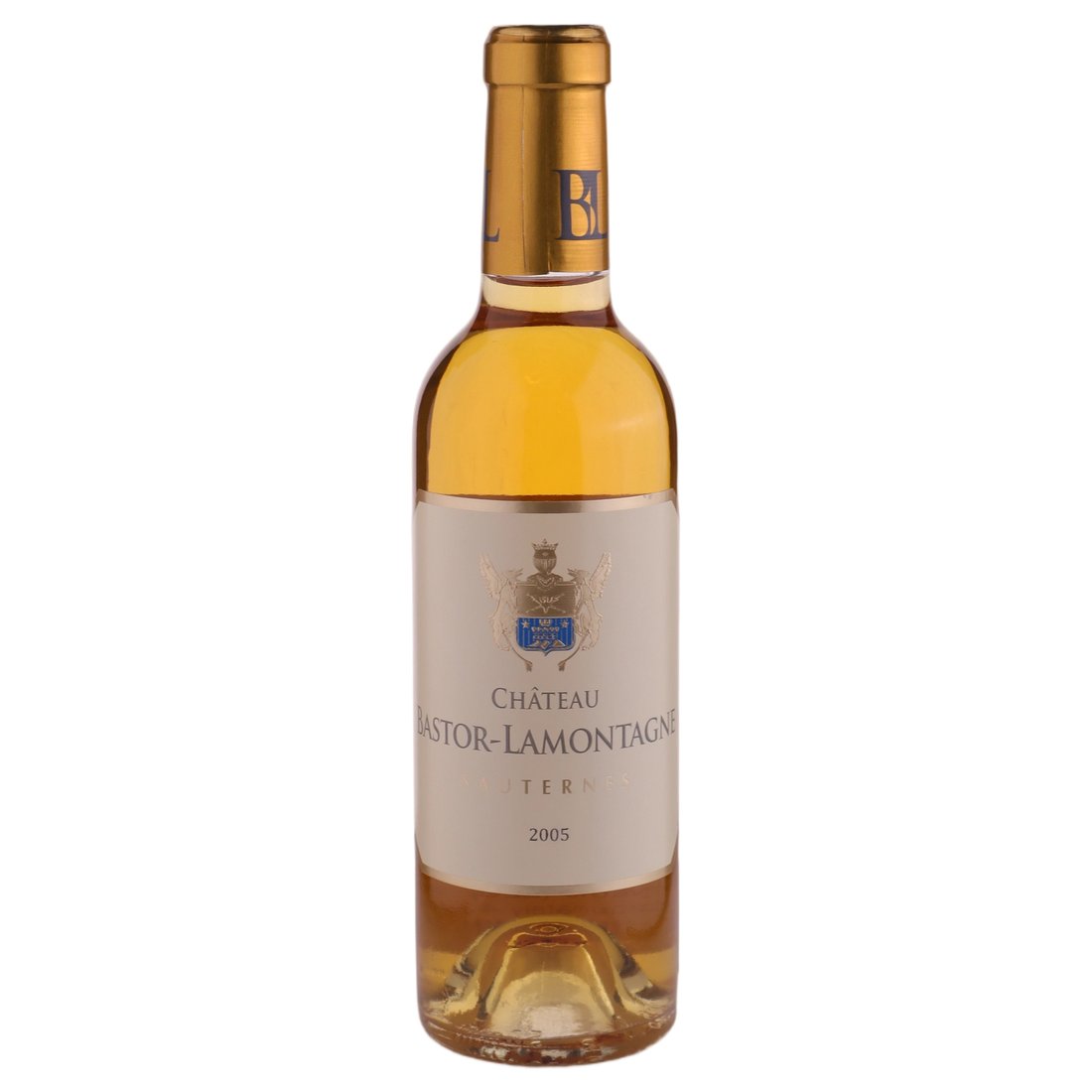 A bottle of 2005 Chateau Bastor Lamontagne 375ml White Wine