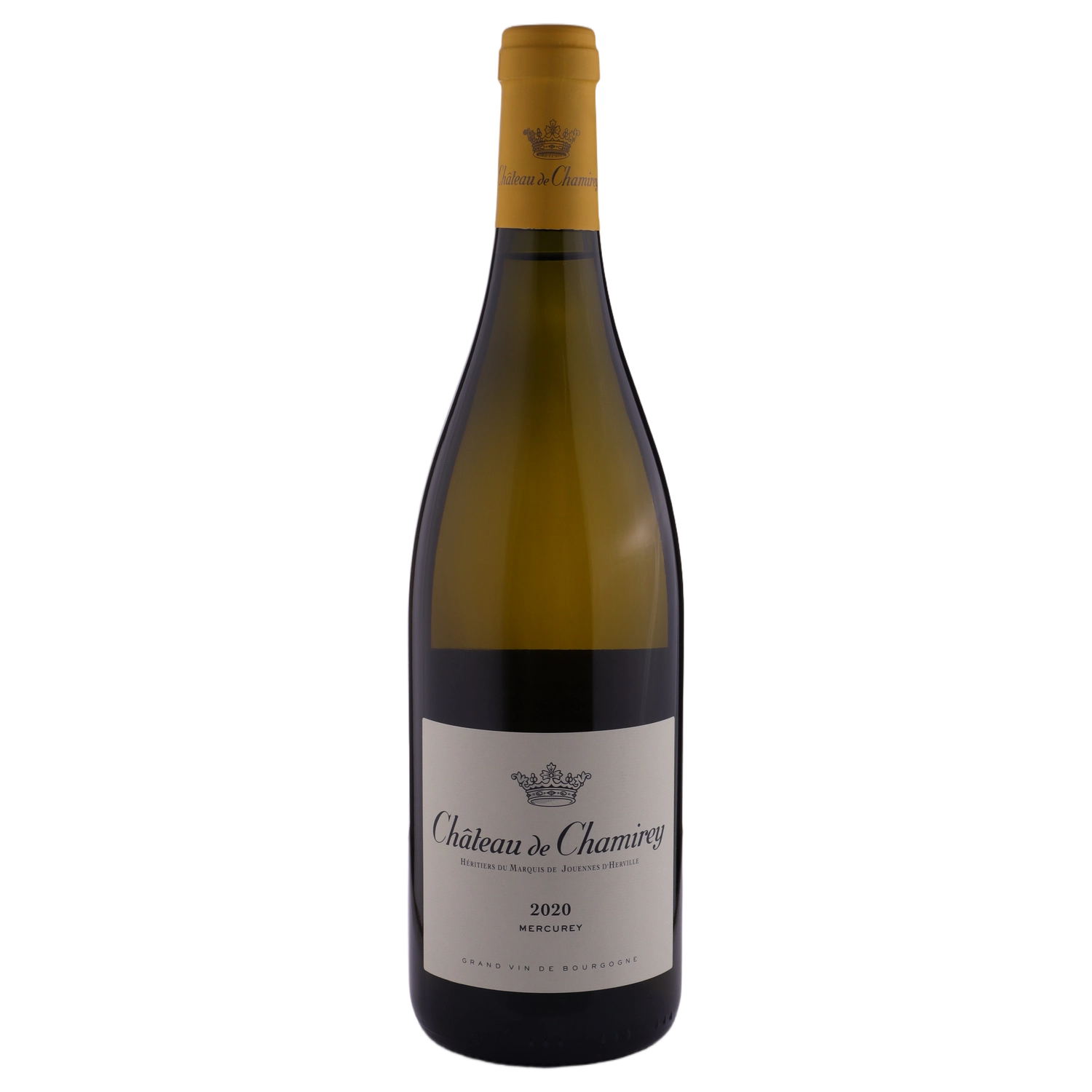 A bottle of 2020 Château de Chamirey Mercurey Blanc 750ml White Wine