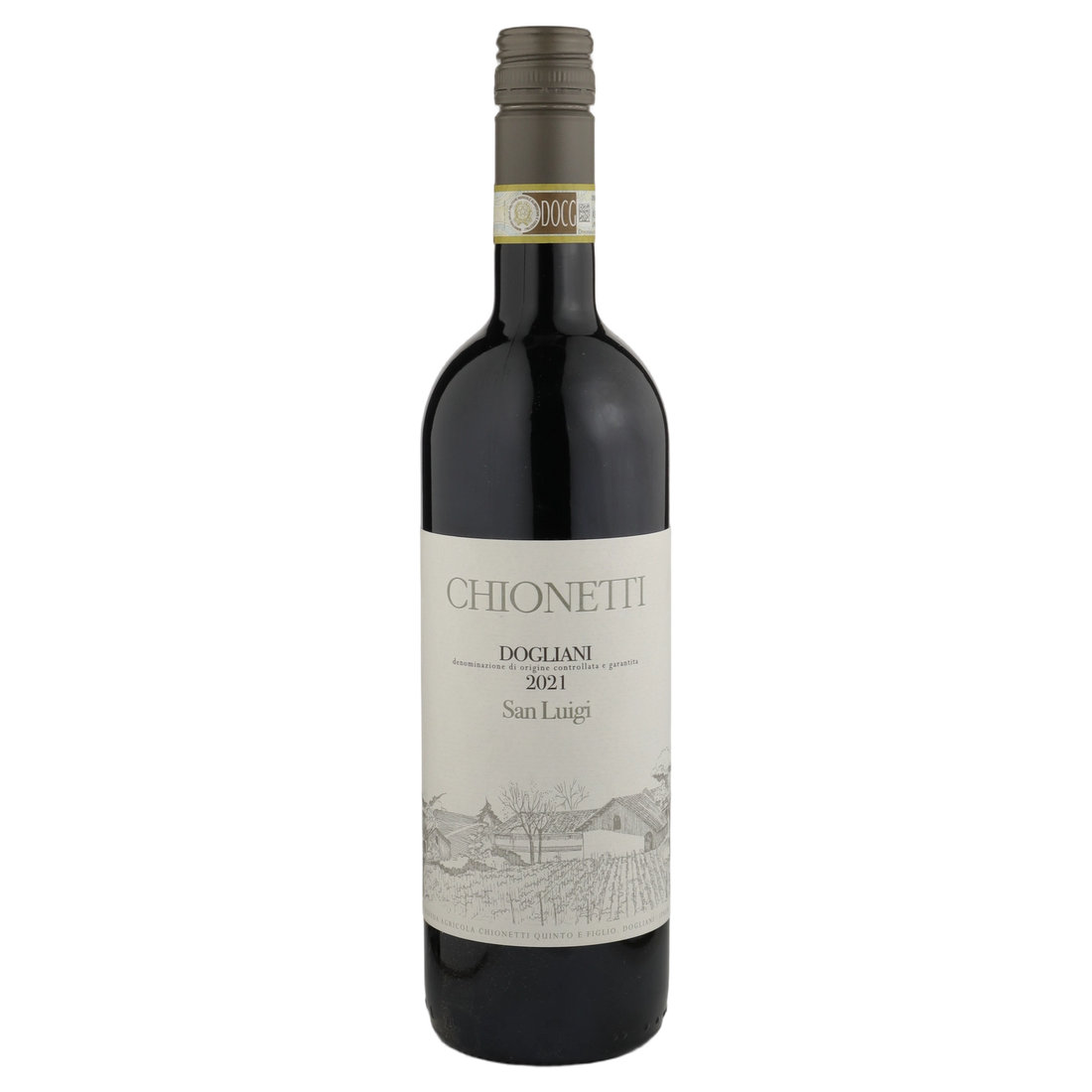 A bottle of 2021 Chionetti Dogliani San Luigi DOCG 750ml Red Wine