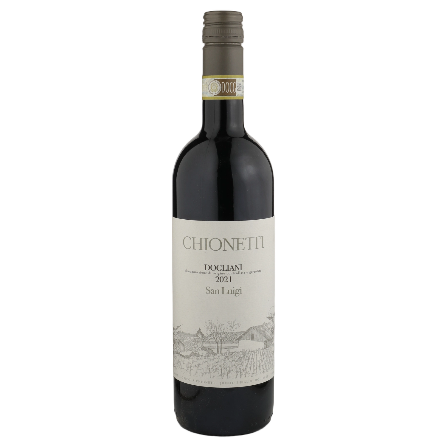 A bottle of 2021 Chionetti Dogliani San Luigi DOCG 750ml Red Wine