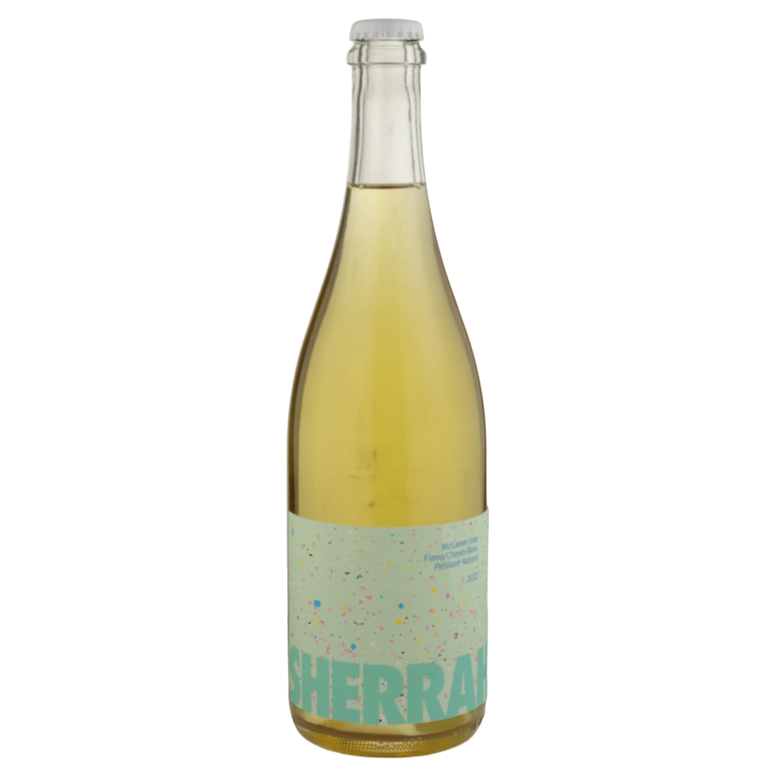 A bottle of Sherrah Pet Nat Fiano 2022 750ml White Wine