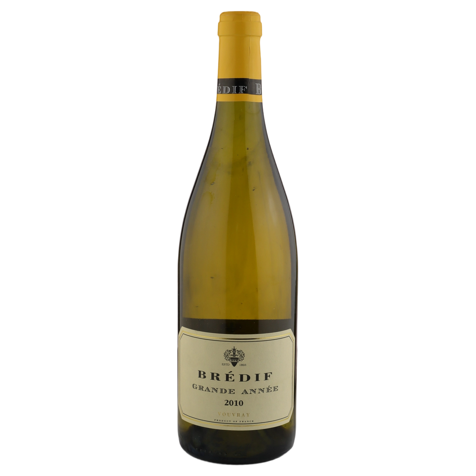 A bottle of 2010 Marc Brédif Vouvray Grande Année Museum Release 750ml White Wine
