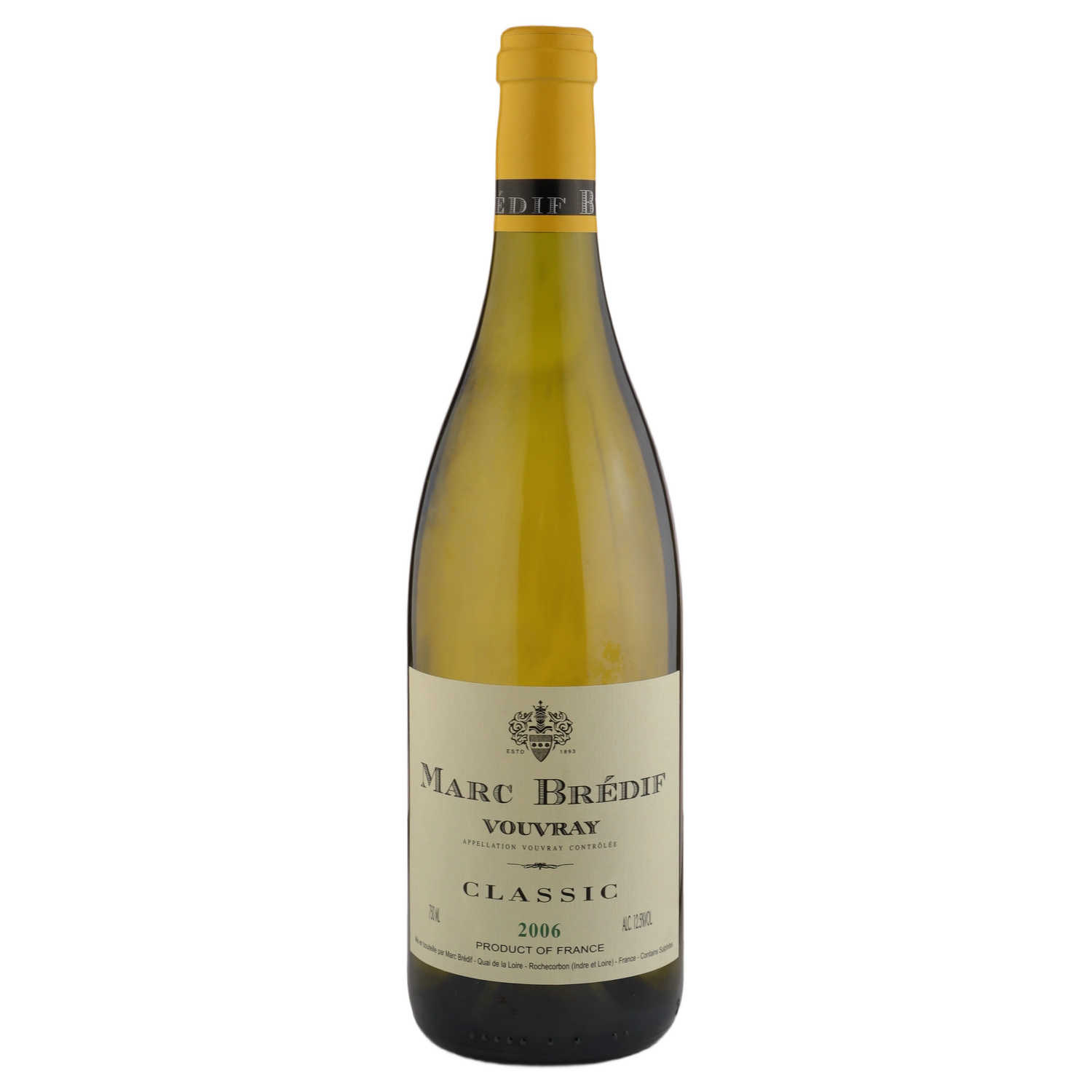 A bottle of 2006 Marc Bredif Vouvray Classic Museum Release 750ml White Wine