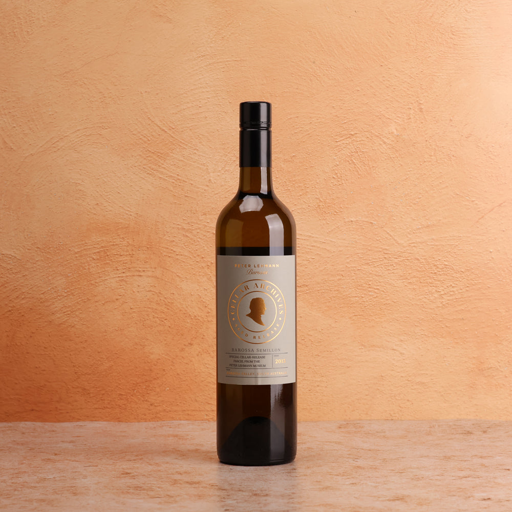 A bottle of Peter Lehmann Cellar Archive Barossa Semillon 2015 750ml White Wine