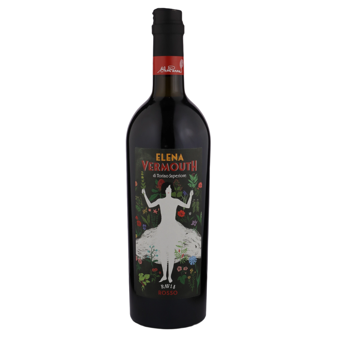 A bottle of 2018 Langa Liqouri Elena Vermouth di Torino Superiore Rosso Ltd RAV 2018 700ml Fortified Wine
