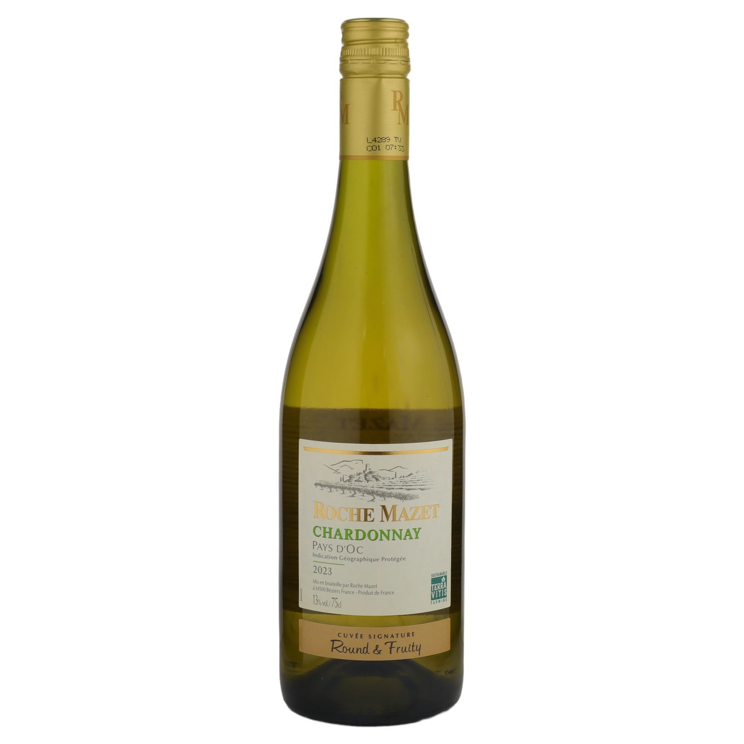 A bottle of Roche Mazet Pays d'Oc Chardonnay 2023 750ml White Wine