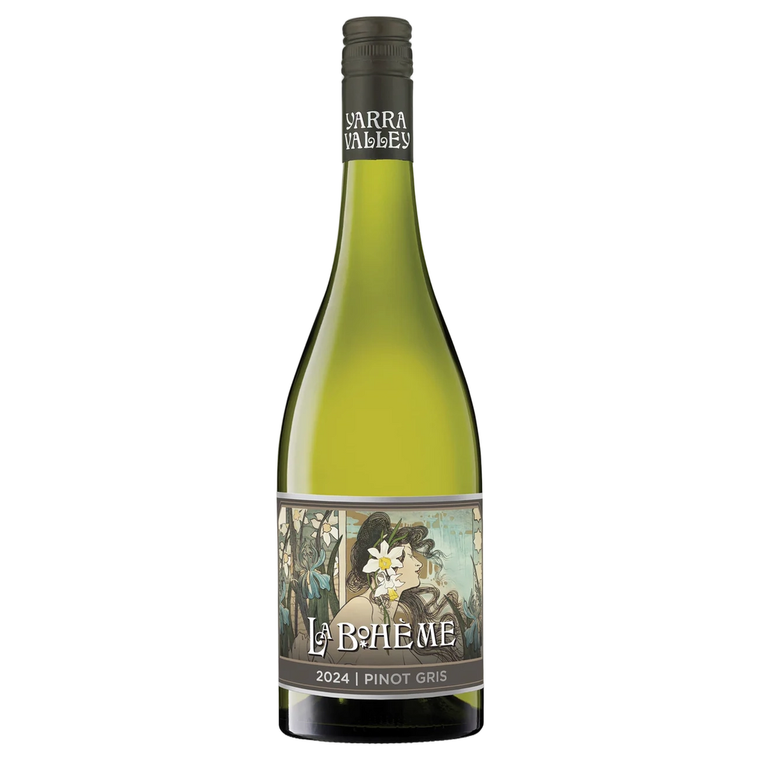 A bottle of De Bortoli La Boheme Act Three Pinot Gris 2024 750ml White Wine