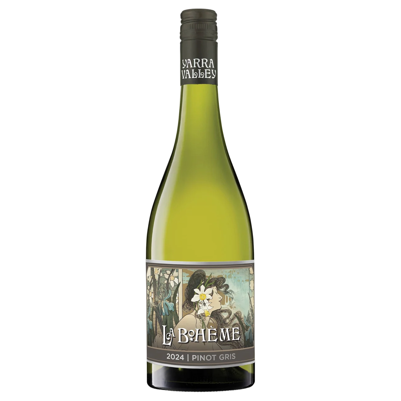 A bottle of De Bortoli La Boheme Act Three Pinot Gris 2024 750ml White Wine