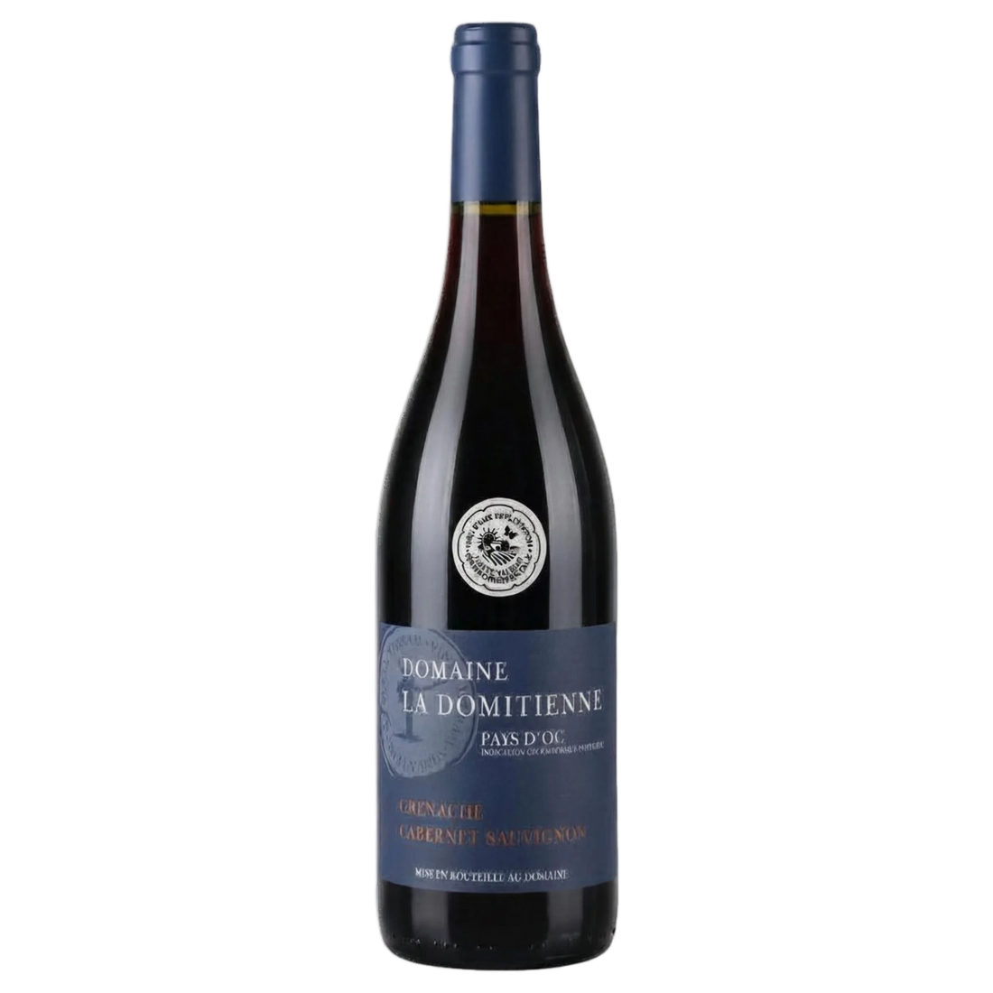 A bottle of Domaine La Domitienne IGP Oc Red 2021 750ml Red Wine