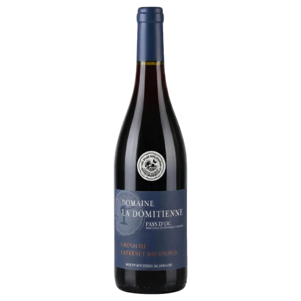 A bottle of Domaine La Domitienne IGP Oc Red 2021 750ml Red Wine