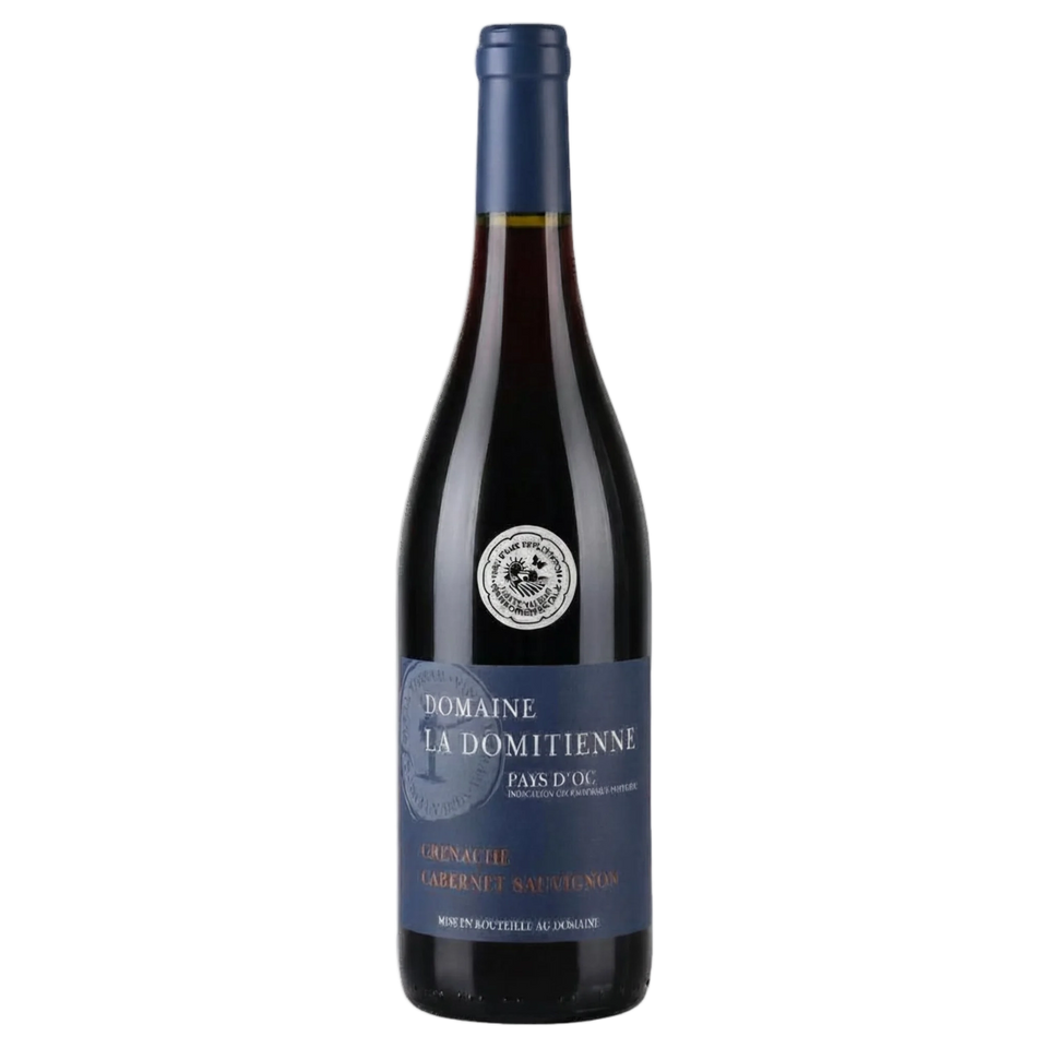 A bottle of Domaine La Domitienne IGP Oc Red 2021 750ml Red Wine