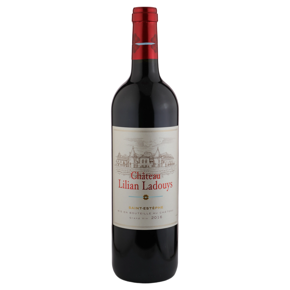 A bottle of 2016 Château Lilian Ladouys Saint Estèphe Cru Bourgeois 750ml Red Wine