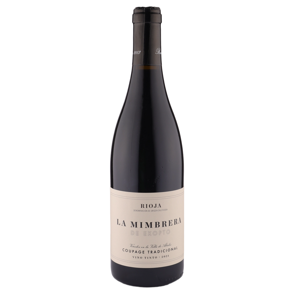 A bottle of Bodegas Exopto La Mimbrera de Exopto 2021 750ml Red Wine