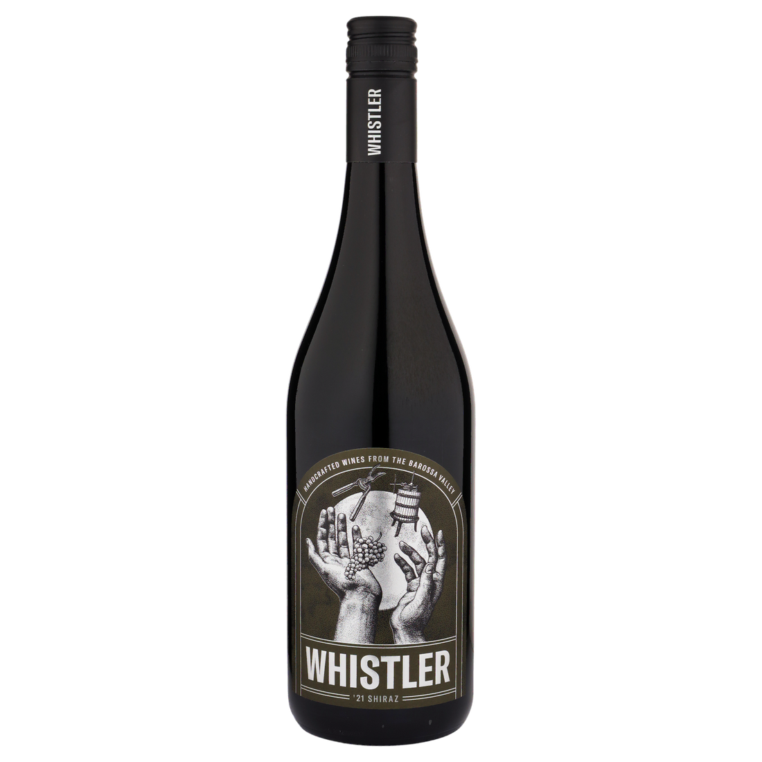 A bottle of Whistler Shiver Barossa Valley Shiraz 2021 750ml Red Wine