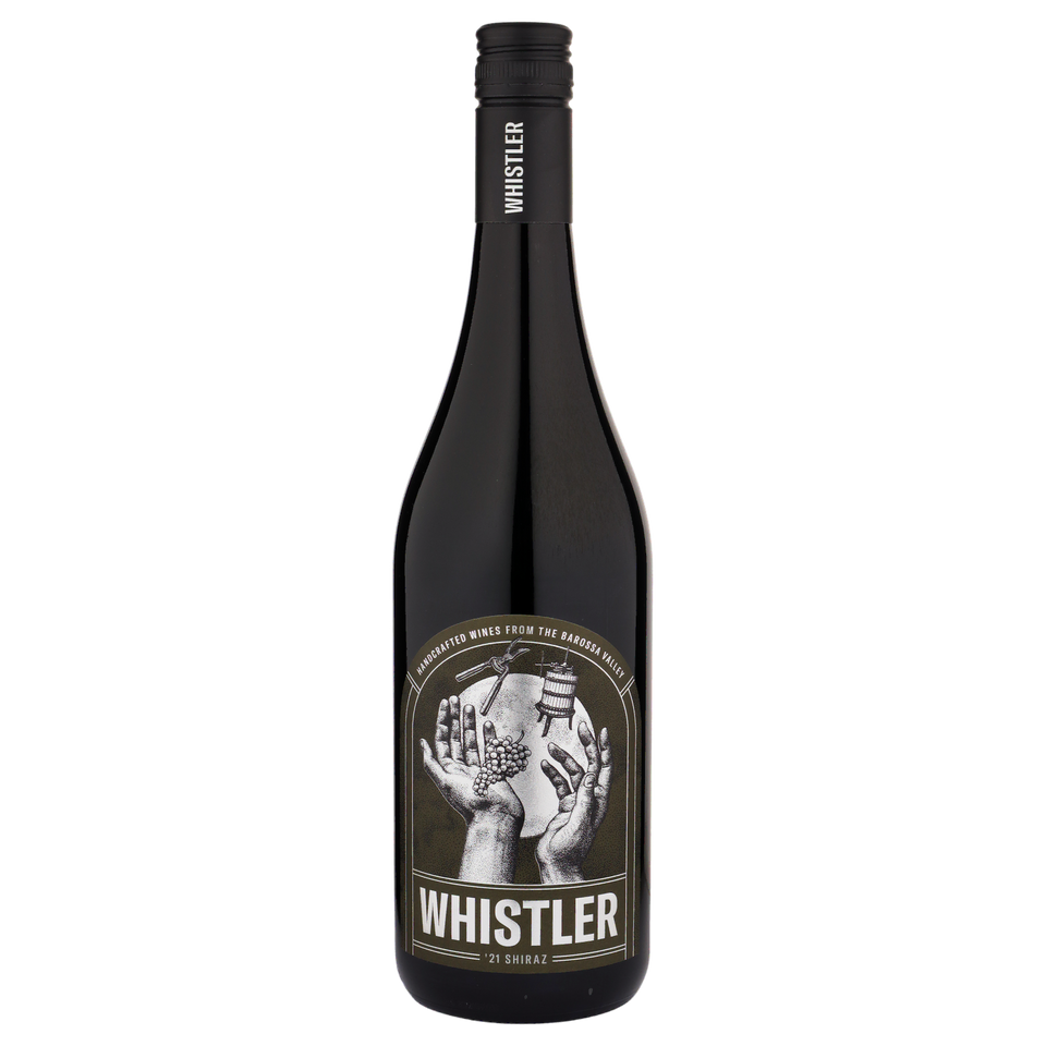 A bottle of Whistler Shiver Barossa Valley Shiraz 2021 750ml Red Wine