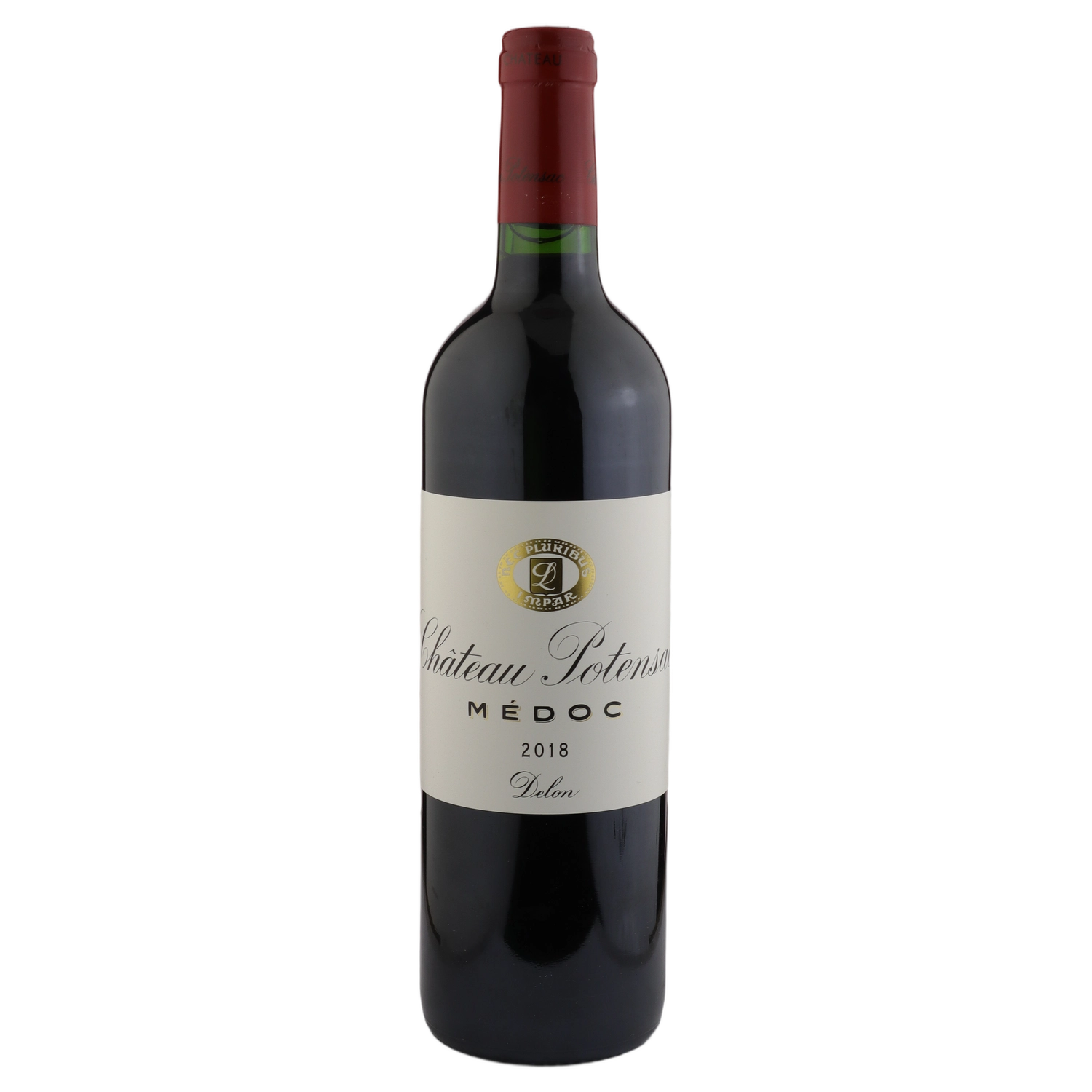A bottle of 2018 Chateau Potensac 750ml Red Wine