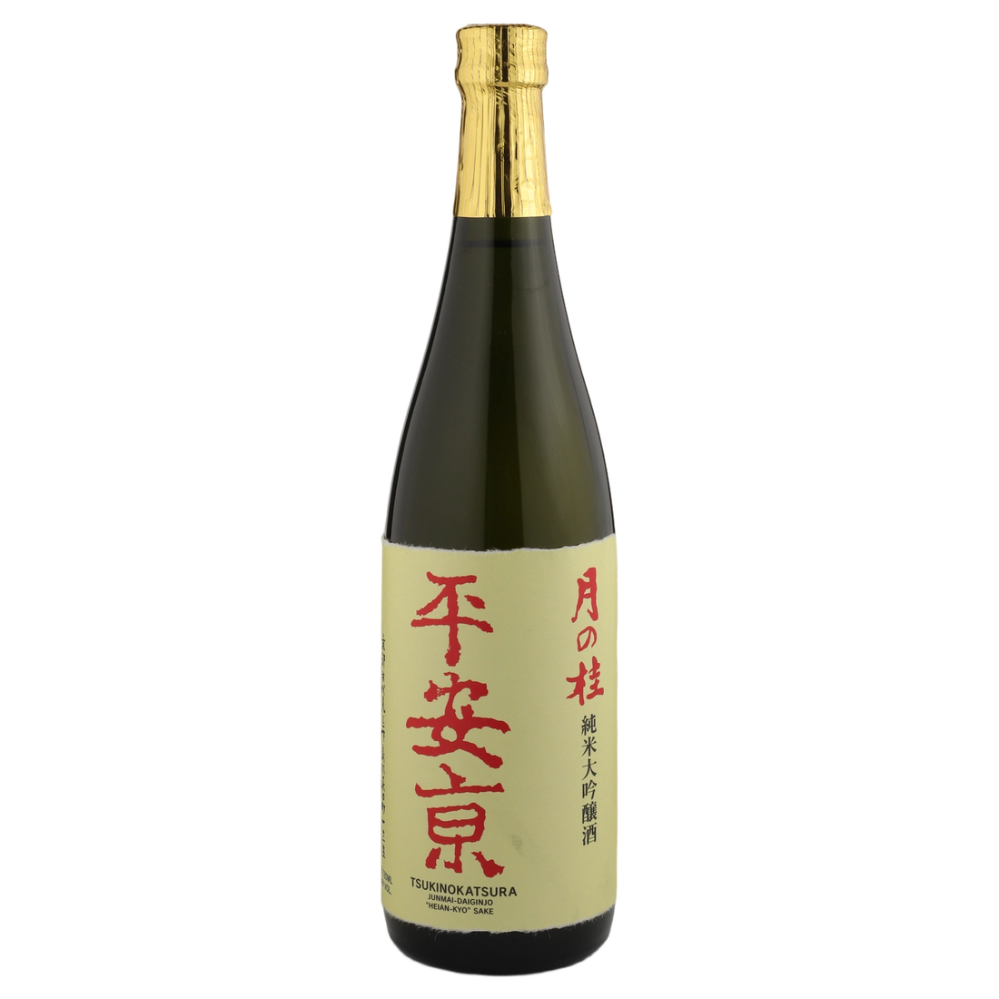 A bottle of Tsukinokatsura Heiankyo Junmai Daiginjo 720ml