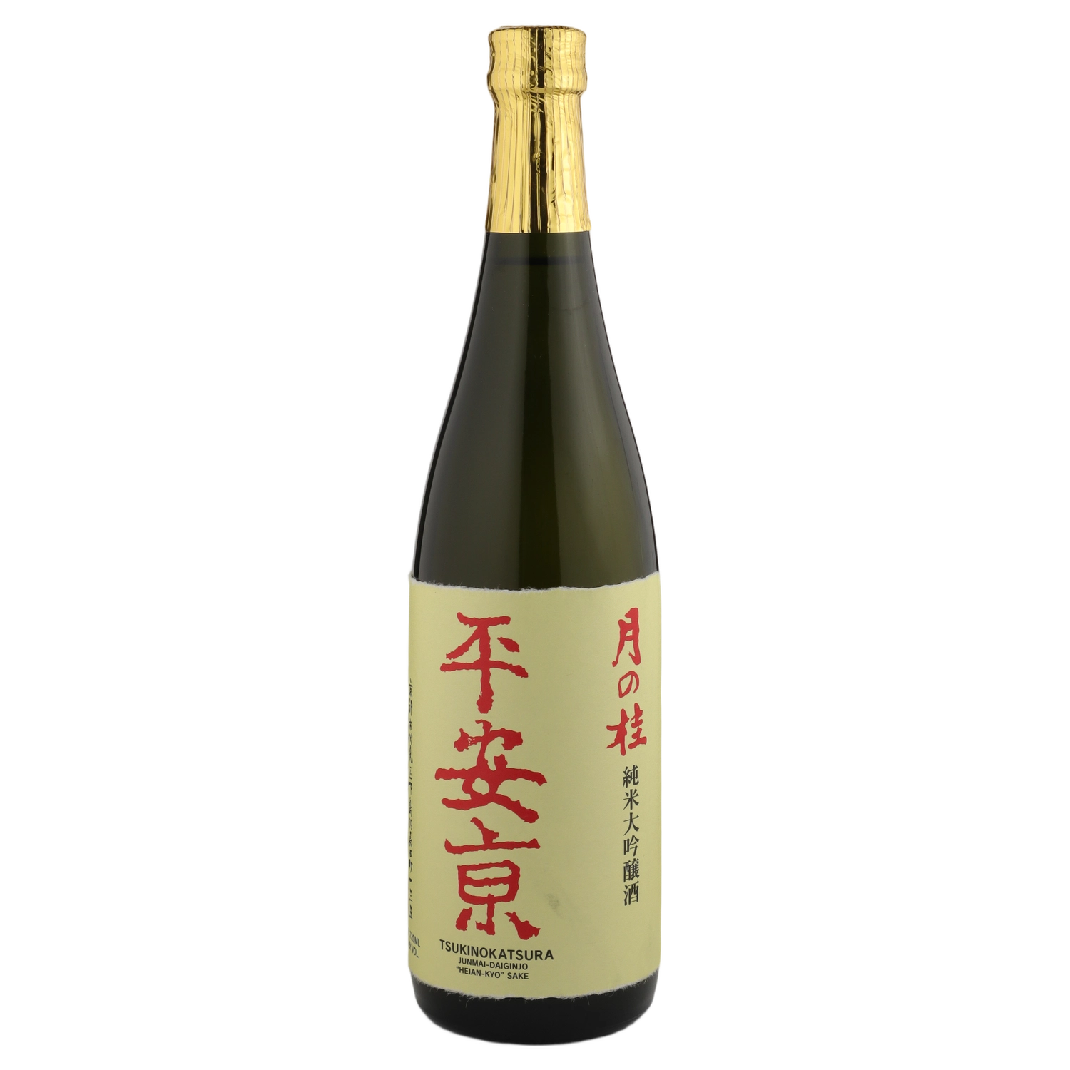 A bottle of Tsukinokatsura Heiankyo Junmai Daiginjo 720ml