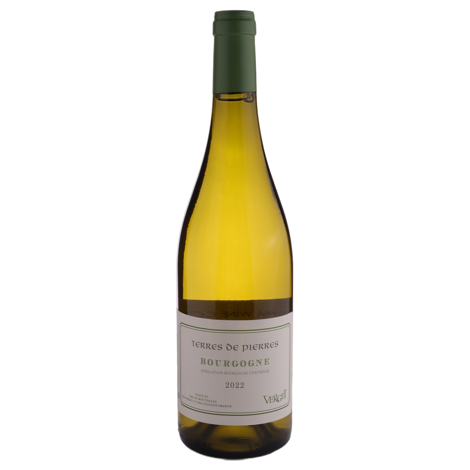 A bottle of 2022 Verget Bourgogne Terres de Pierres 750ml White Wine