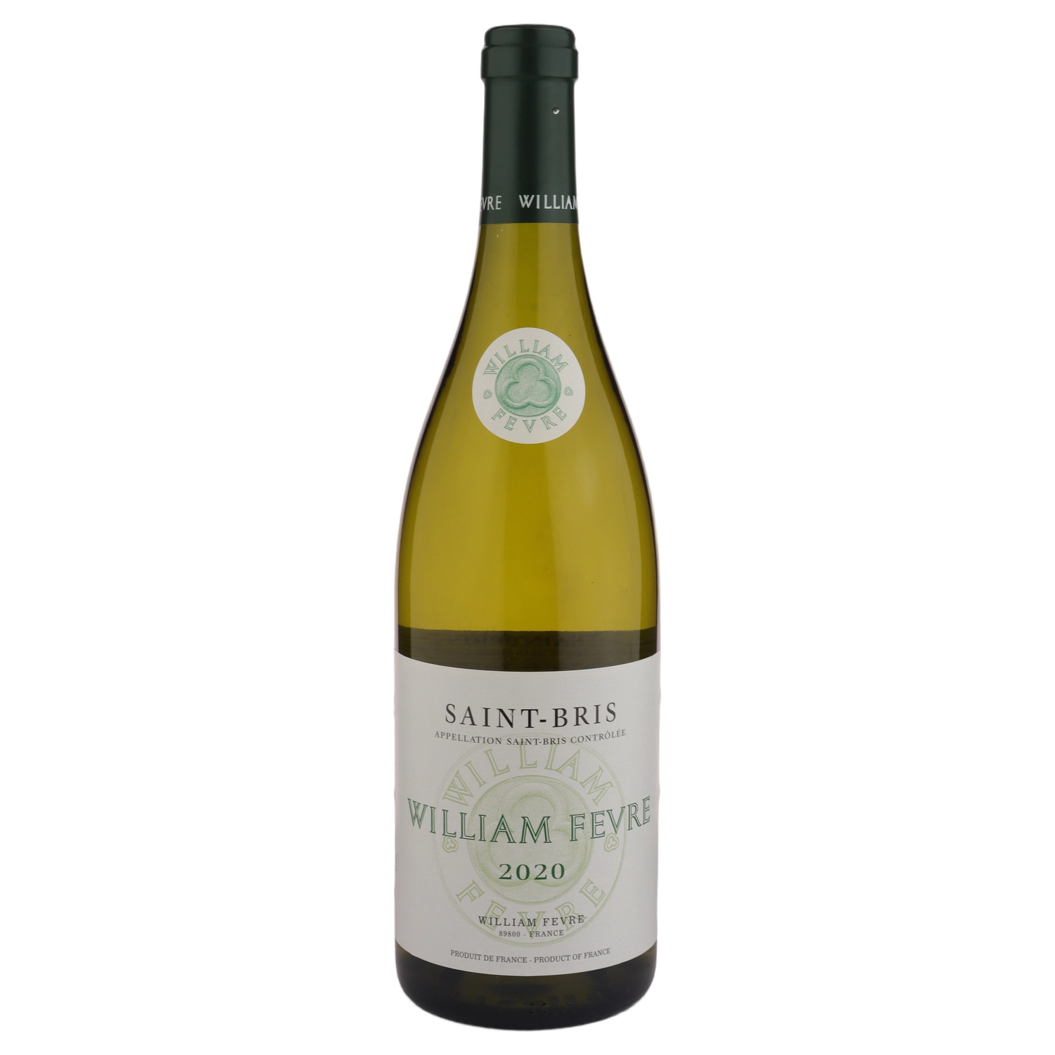 A bottle of Domaine William Fèvre Saint Bris Sauvignon Blanc 2020 750ml White Wine