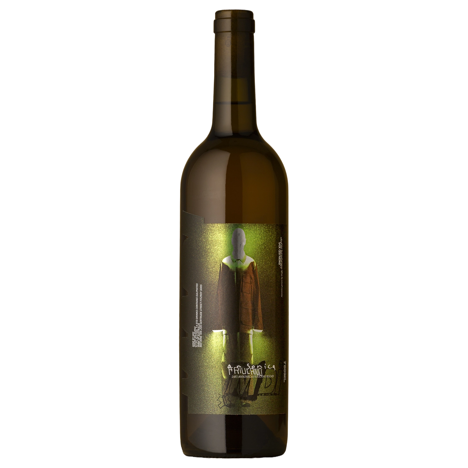 A bottle of 2023 MDI Ansonica Friulano 750ml White Wine