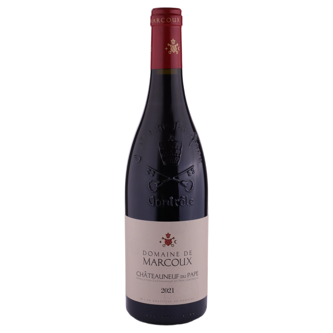 A bottle of 2021 Domaine de Marcoux Châteauneuf du Pape Rouge 750ml Red Wine