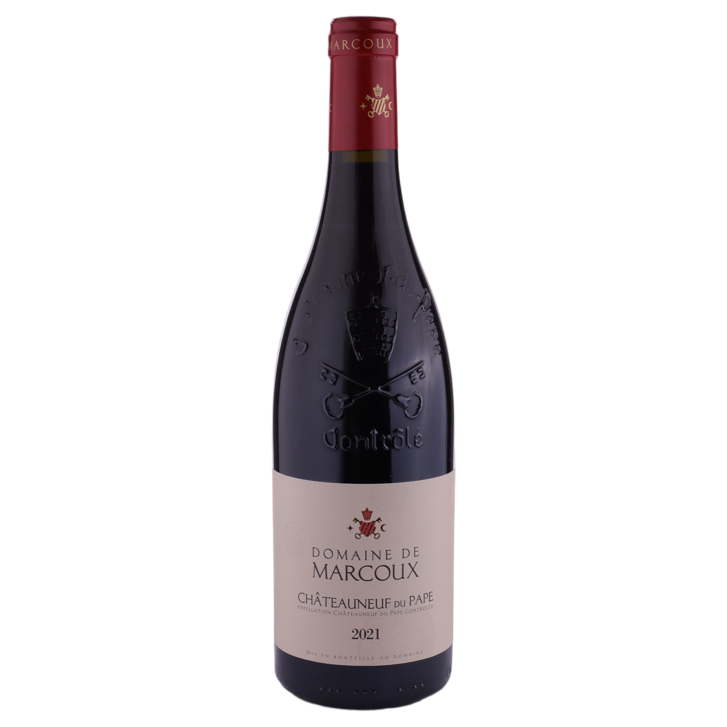 A bottle of 2021 Domaine de Marcoux Châteauneuf du Pape Rouge 750ml Red Wine