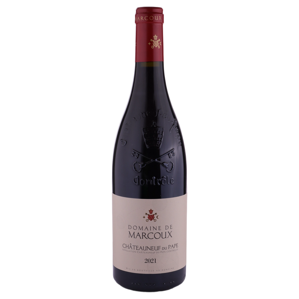 A bottle of 2021 Domaine de Marcoux Châteauneuf du Pape Rouge 750ml Red Wine