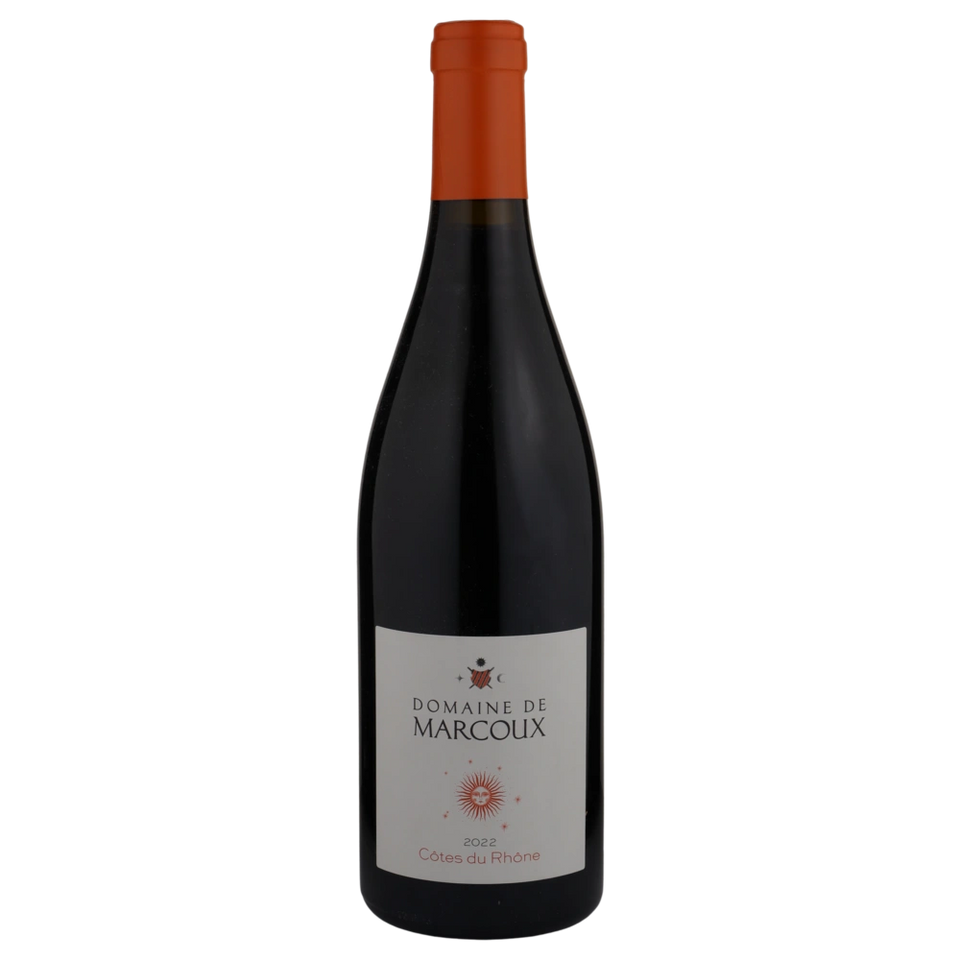 A bottle of 2022 Domaine de Marcoux Côtes du Rhône Rouge 750ml Red Wine