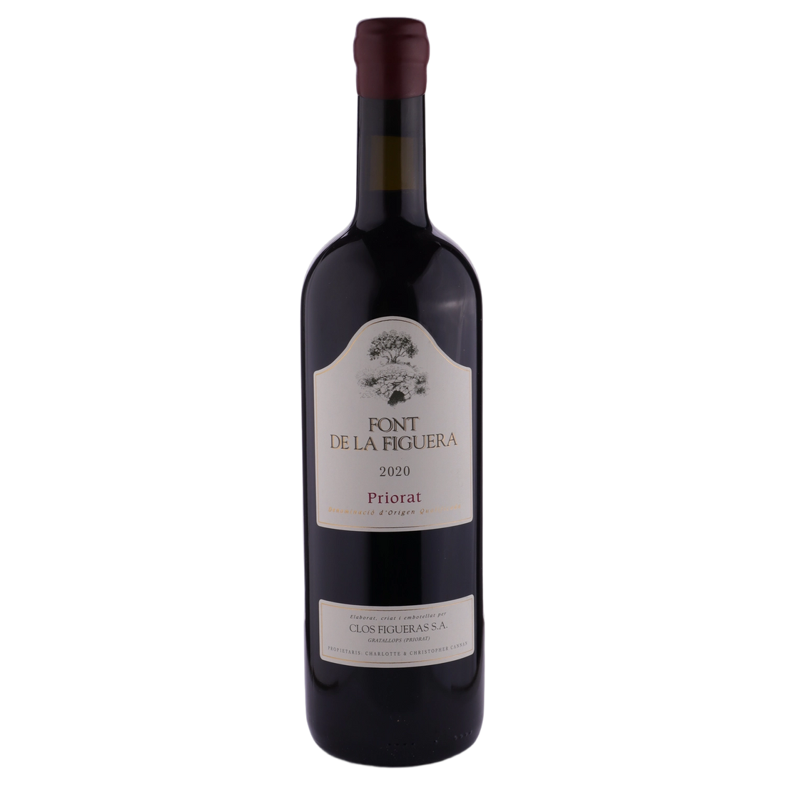 A bottle of Clos Figueras Font de la Figuera 2020 750ml Red Wine