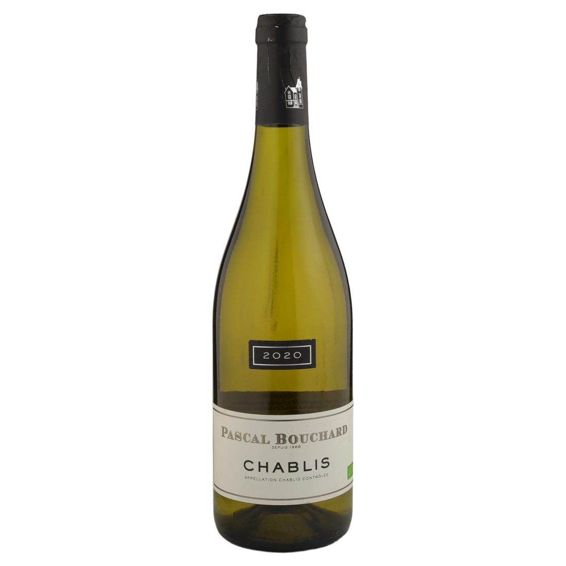 A bottle of 2020 Pascal Bouchard Chablis AOC 750ml White Wine