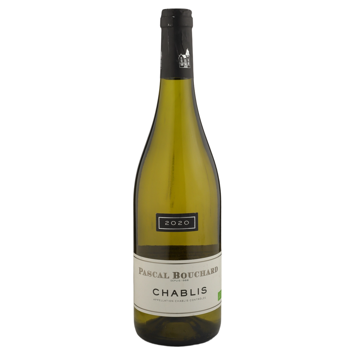 A bottle of 2020 Pascal Bouchard Chablis AOC 750ml White Wine