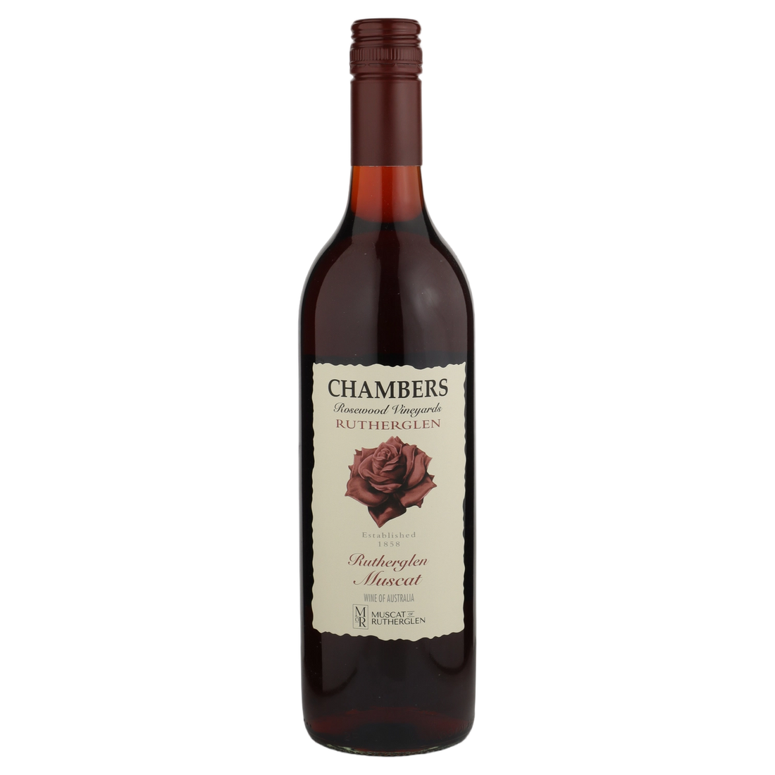 A bottle of Chambers Rutherglen Muscat 750ml Fortified Wine