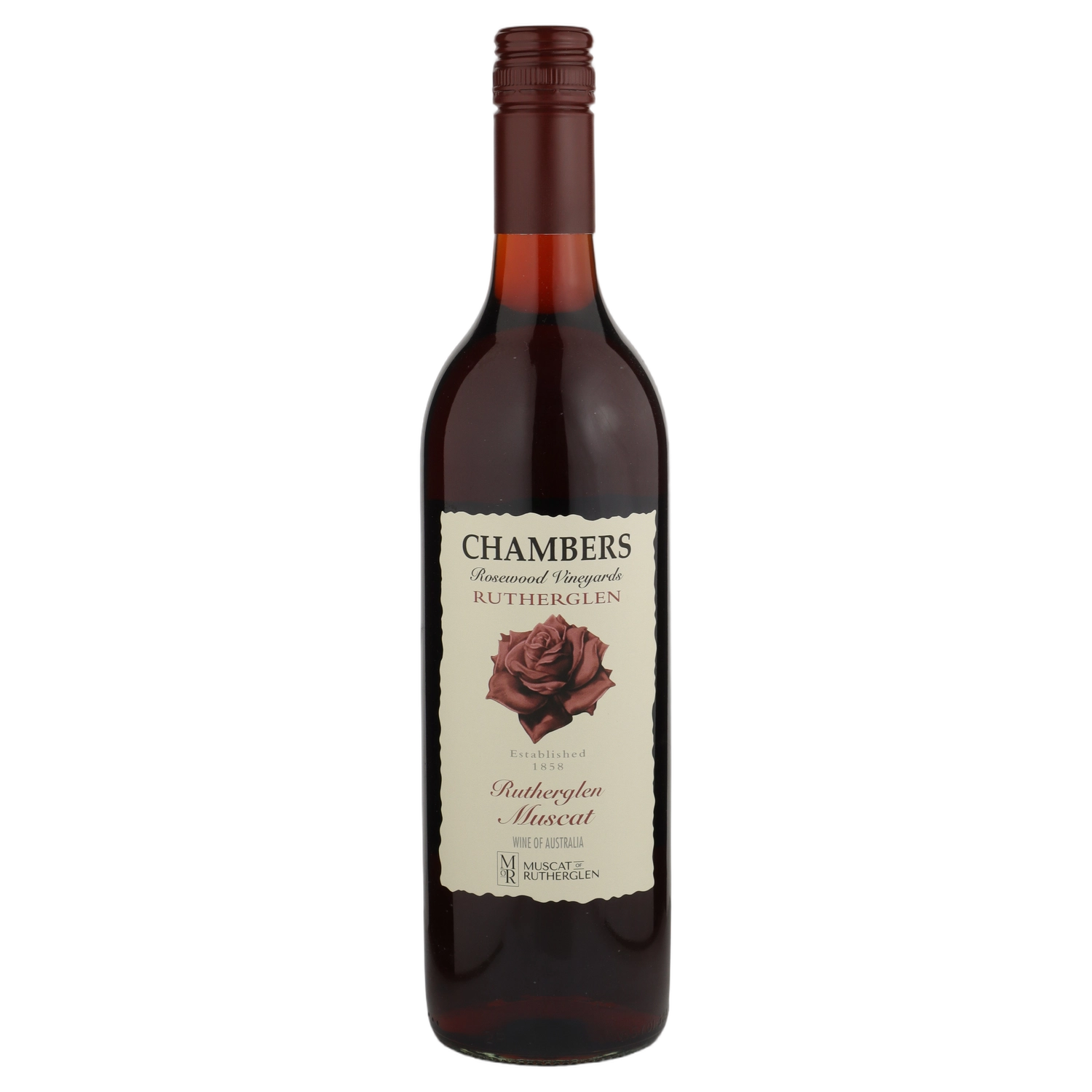 A bottle of Chambers Rutherglen Muscat 750ml Fortified Wine
