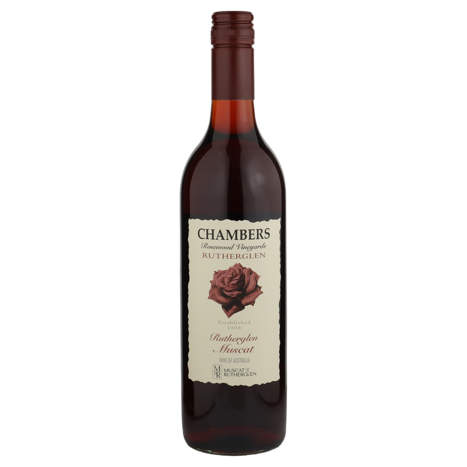 A bottle of Chambers Rutherglen Muscat 750ml Fortified Wine