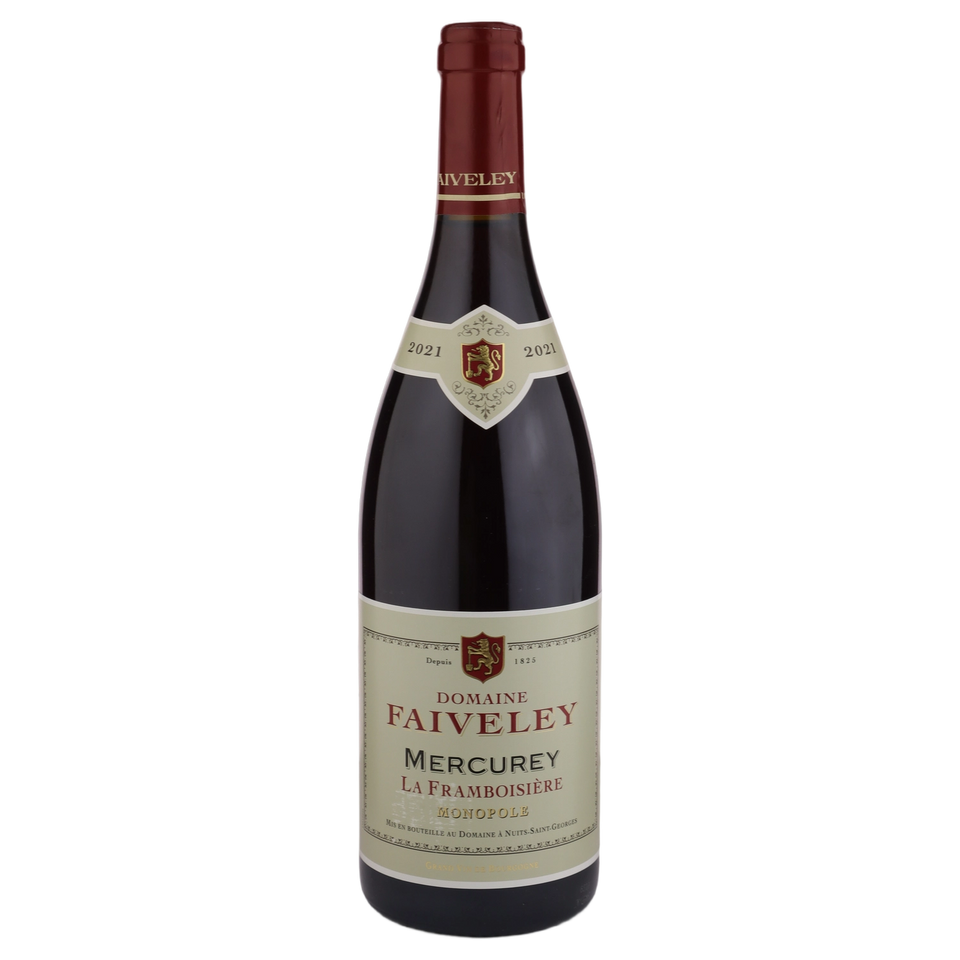 A bottle of 2021 Domaine Faiveley Mercurey La Framboisière Monopole 750ml Red Wine