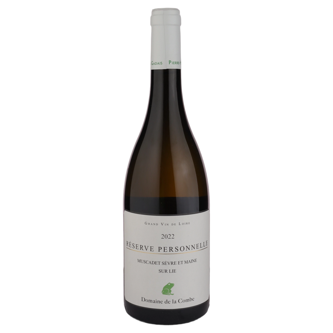 A bottle of 2022 Domaine de la Combe Muscadet Reserve Personelle 750ml White Wine