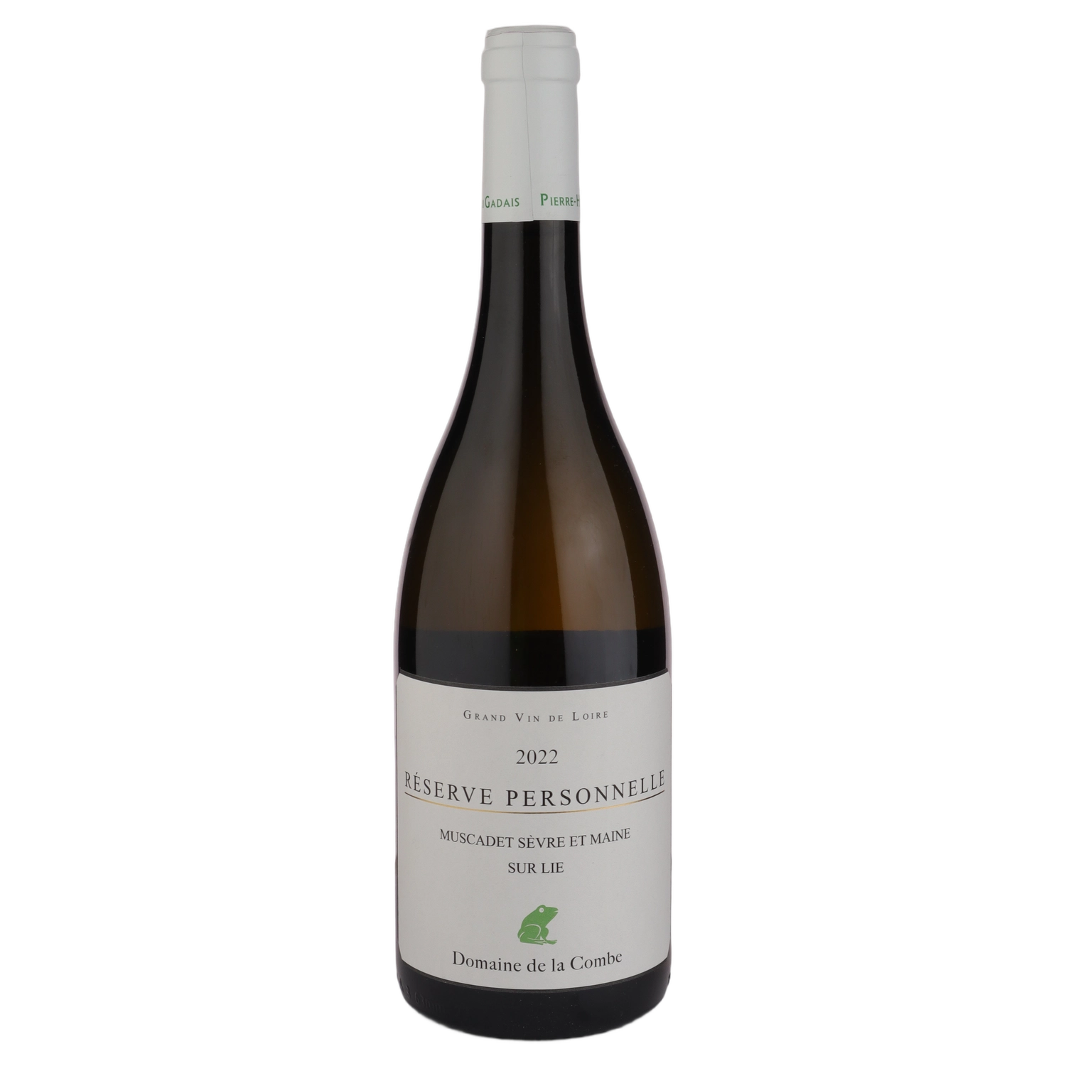 A bottle of 2022 Domaine de la Combe Muscadet Reserve Personelle 750ml White Wine