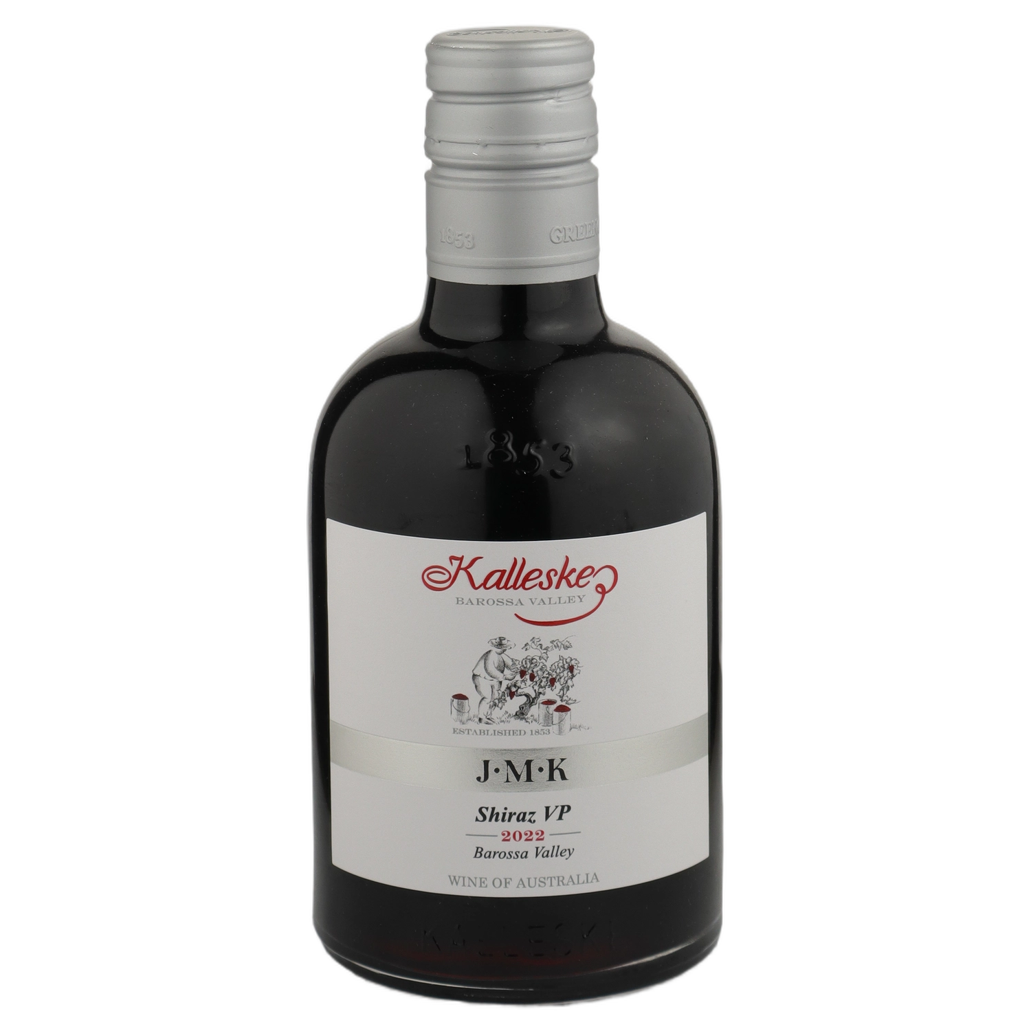 A bottle of Kalleske JMK VP Shiraz (Fortified) 2022 375ml Red Wine